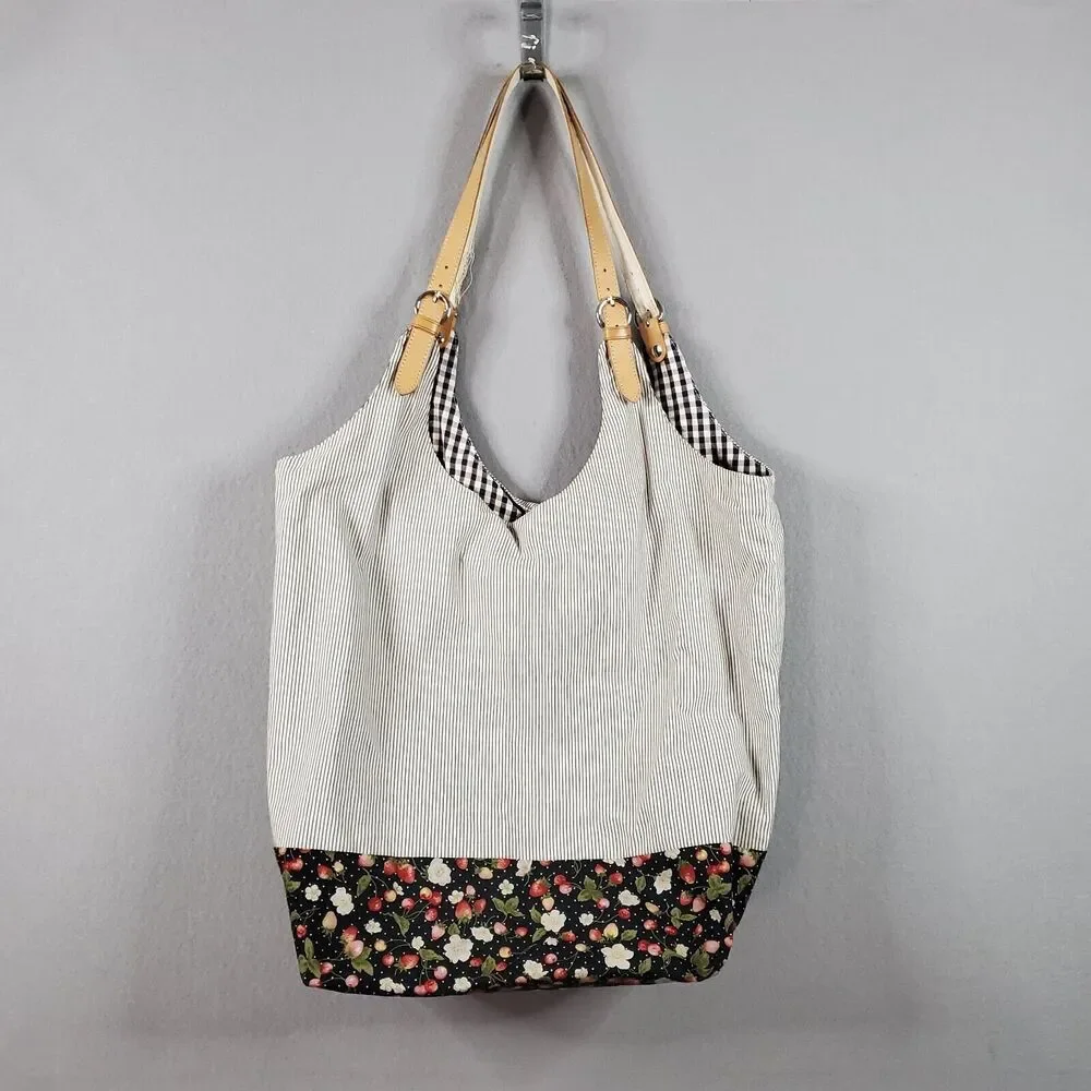 Italian Made Nadir - Positano Shoulder bag Tote Excellent Condition Inner pocket - Picture 7 of 9